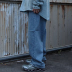 DENIM BAGGY PANTS #BLUE STONE [GH5S013D]