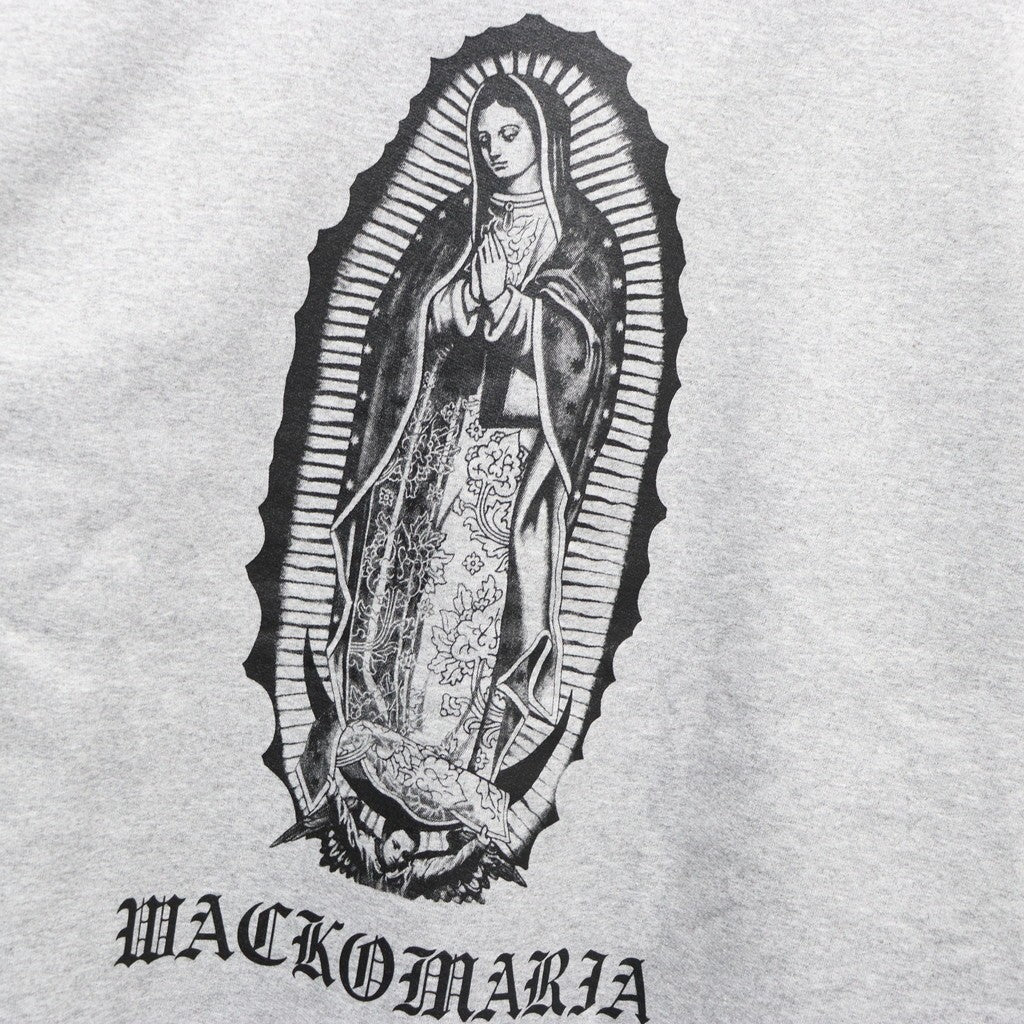 HEAVY WEIGHT CREW NECK SWEAT SHIRT #GRAY [25FW-WMC-SS05]_WACKO