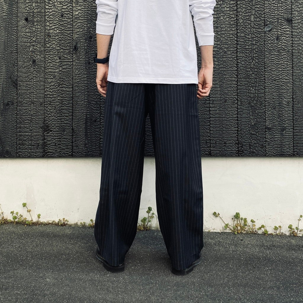 Stripe huge pants #chacoal gray [BV-PT2600210]