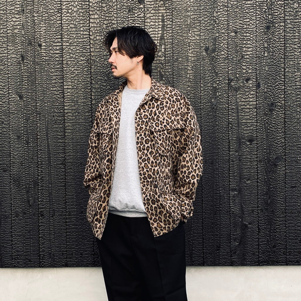 WILD THINGS | LEOPARD HAPPY JACKET #BEIGE [25FW-WMO-WT02]_WACKO