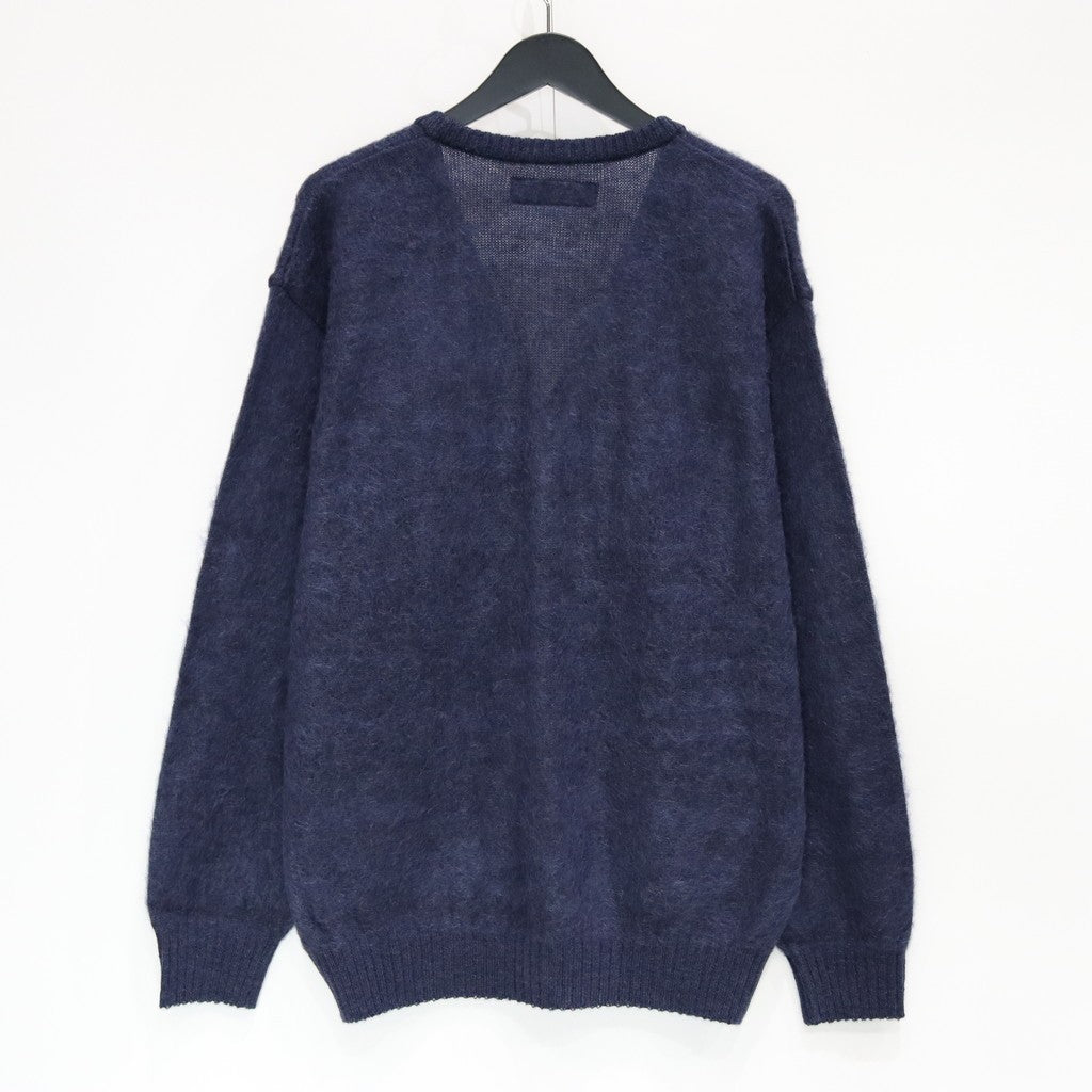 MOHAIR CARDIGAN ( TYPE-1 ) #NAVY [25SS-WMK-KN05] – cocorozashi
