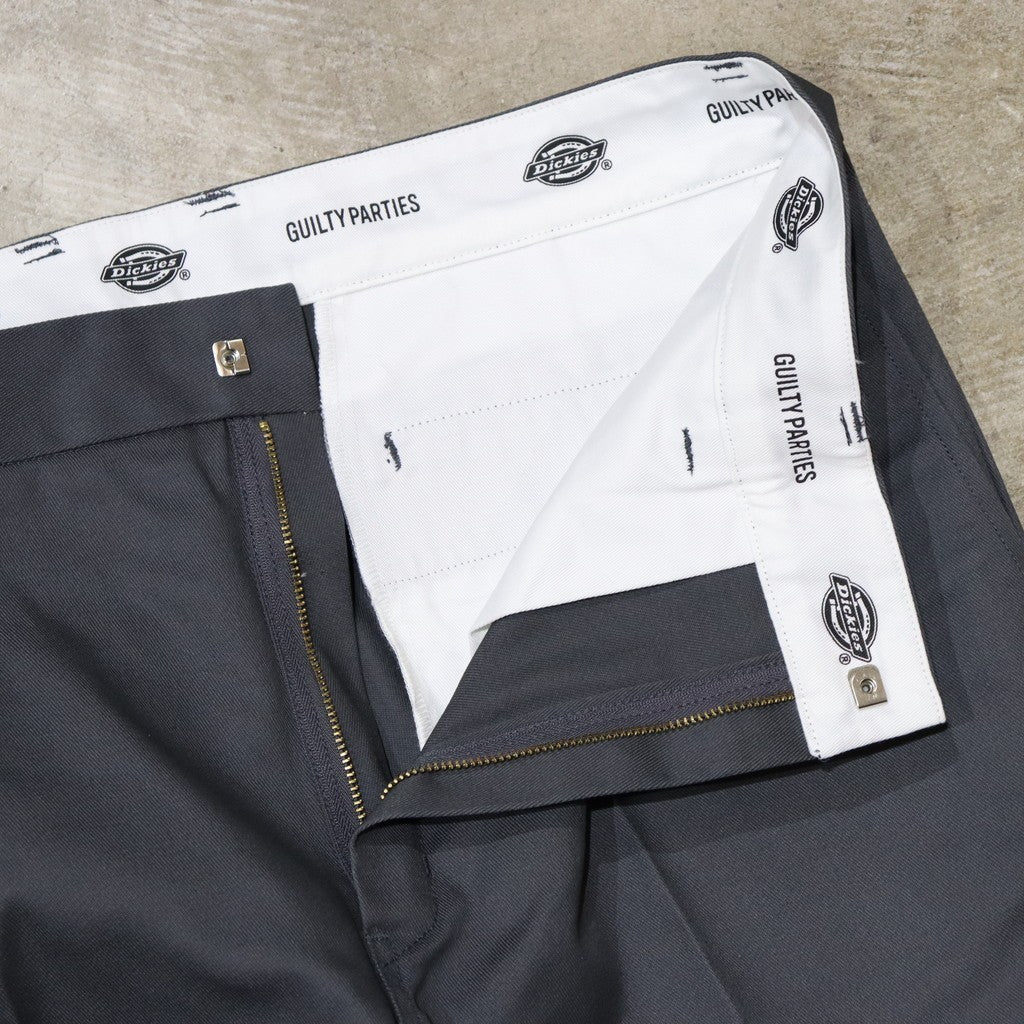 DICKIES | 百褶长裤#CHARCOAL [24FW-WMP-DC01]