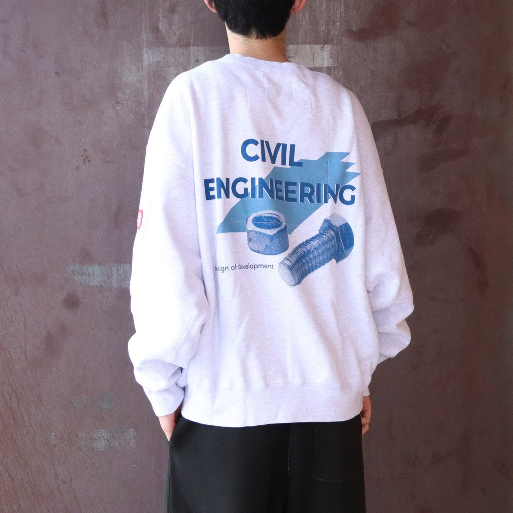 AS HSF-001 CREW NECK #GREY [CES29CS01]