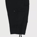 Heavy Cargo Short With Damaged(AGED CANVAS) #BLACK [M-P3-PT10]