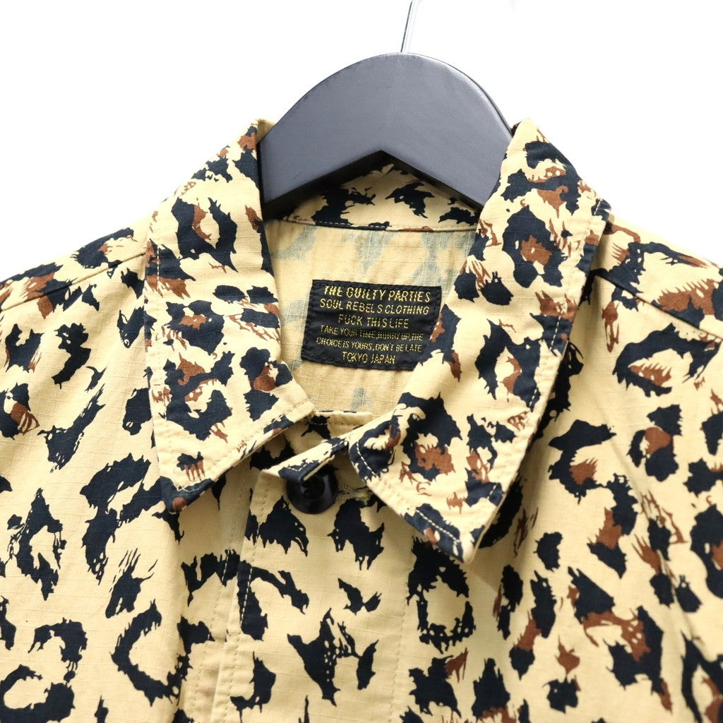 LEOPARD FATIGUE JACKET #BEIGE [26FWE-WMO-ML02]