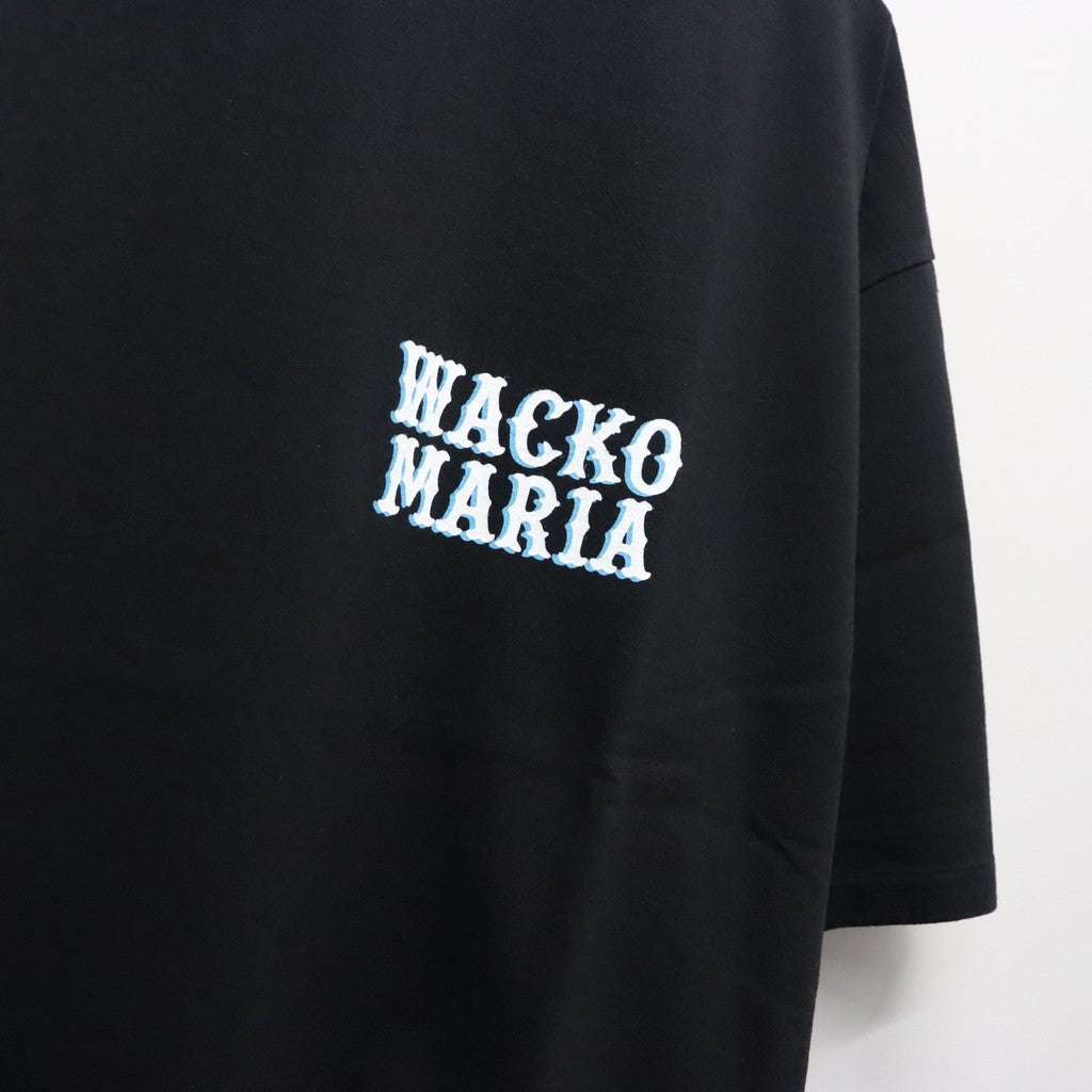 WASHED HEAVY WEIGHT CREW NECK T-SHIRT ( TYPE-7 ) #BLACK [26SS-WMT-WT08]