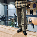 DOUBLE PLEATED TROUSERS #GRAY [23FW-WMP-TR06]