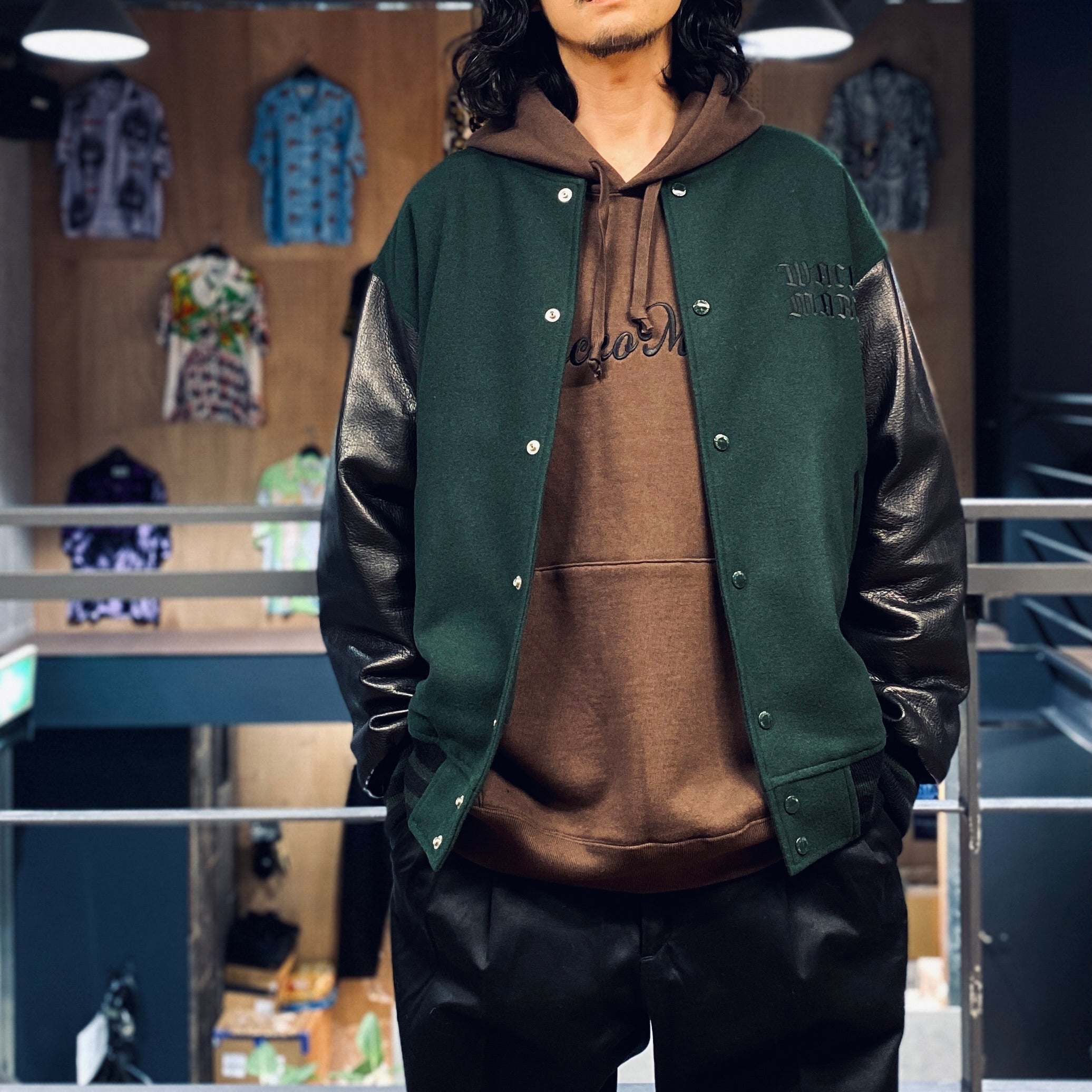 HEAVY WEIGHT PULLOVER HOODED SWEAT SHIRT -TYPE 1- #BROWN [23FW-WMC-SS01]