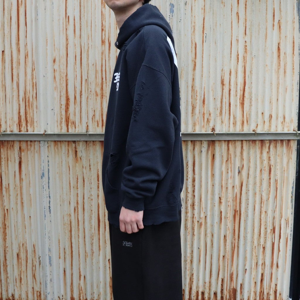 WORN-OUT 「BEASTIE BOYS」 HOODY #BLACK [tl24f041]