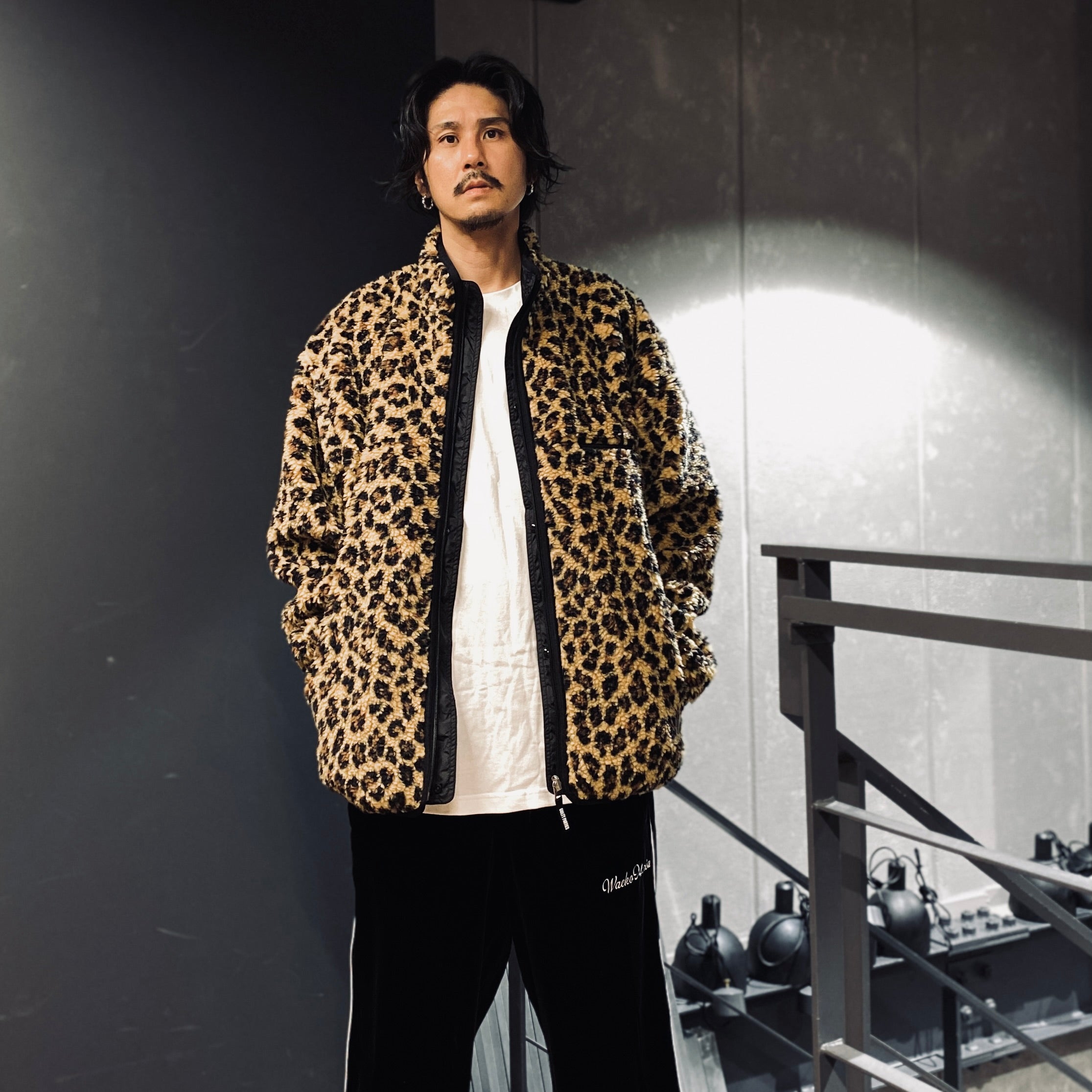 REVERSIBLE LEOPARD BOA JACKET #BEIGE [23FW-WMO-OD06]