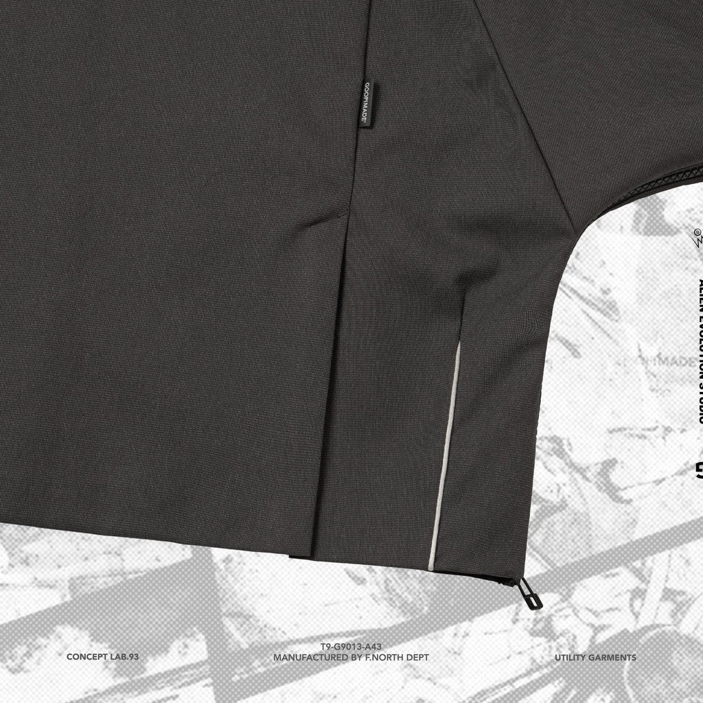 AES | "GAT-01J" Synchronize Utility Kimono Jacket #SHADOW [GOOPI-24AW-SEP-05]