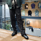 DOUBLE PLEATED TROUSERS #BLACK [23FW-WMP-TR21]