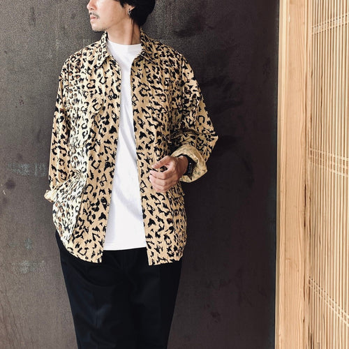 LEOPARD FATIGUE JACKET #BEIGE [26FWE-WMO-ML02]