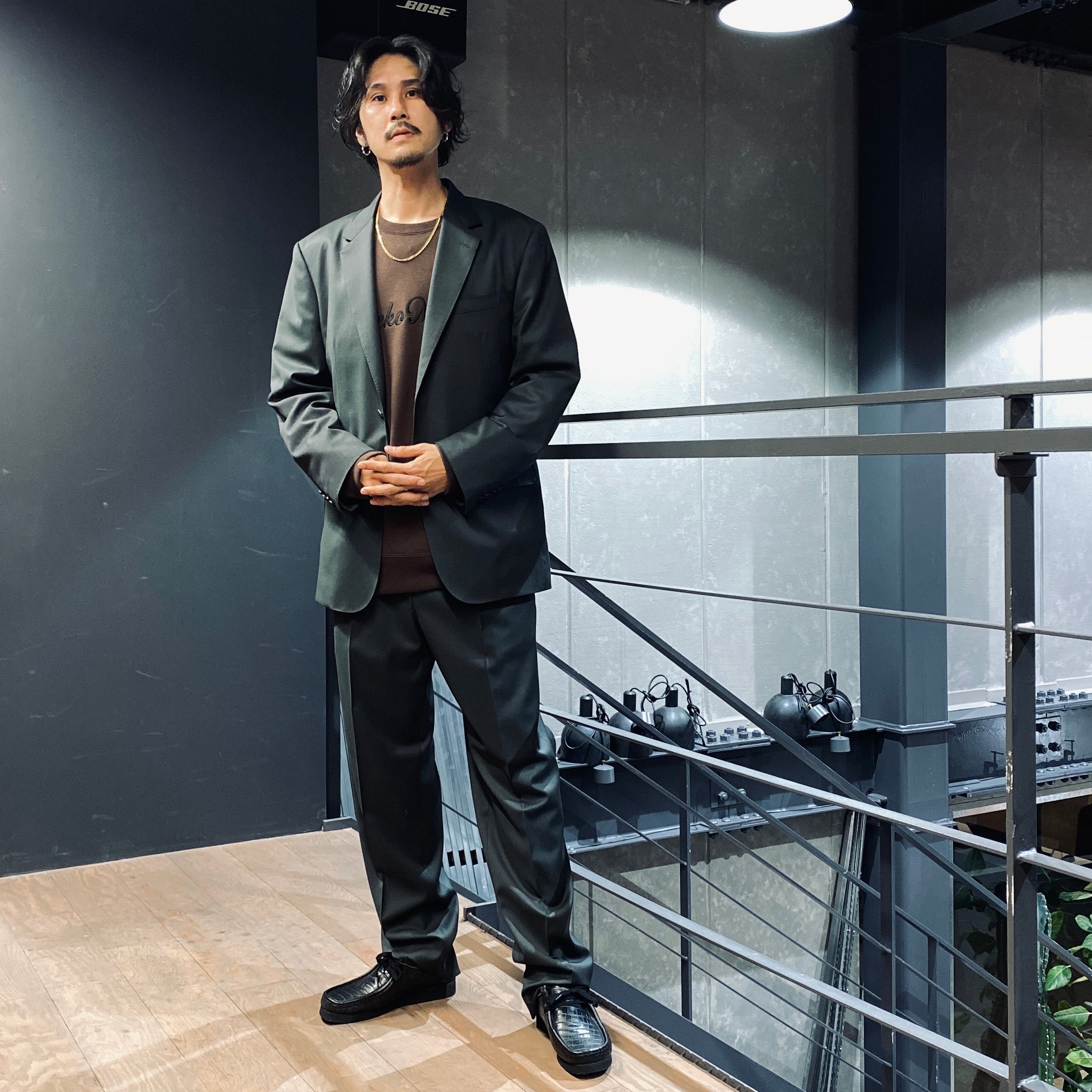 HEAVY WEIGHT CREW NECK SWEAT SHIRT -TYPE 1- #BROWN [23FW-WMC-SS02]