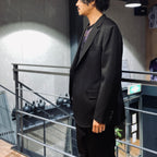 SINGLE BREASTED JACKET -TYPE 1- #BLACK [23FW-WMO-SU01]