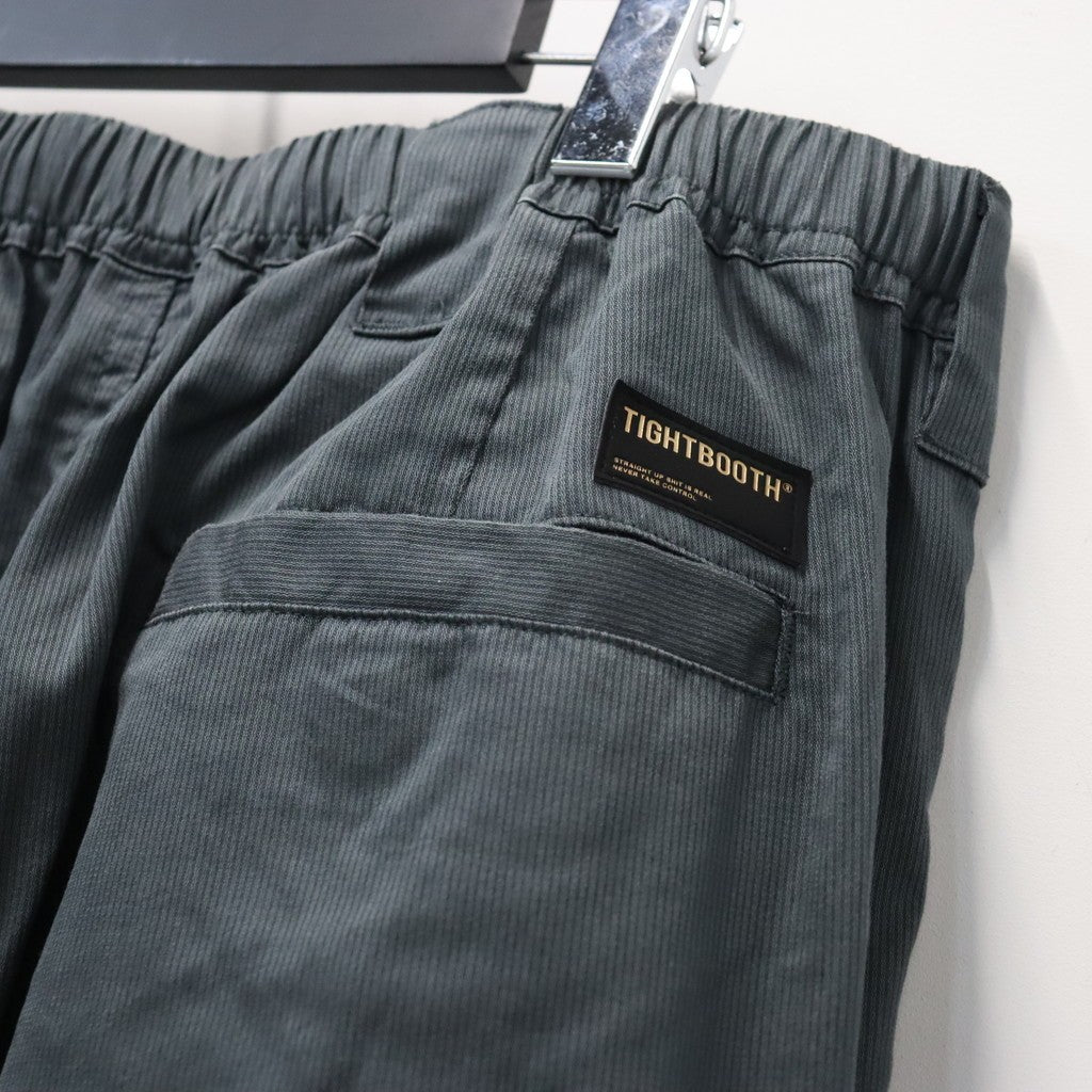 STRIPE BAGGY CARGO PANTS #Charcoal [SU26-B06]