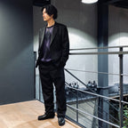 SINGLE BREASTED JACKET -TYPE 1- #BLACK [23FW-WMO-SU01]