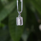 威尼斯鏈條/獎章吊墜 - 瓜達露佩聖母 - #銀色 [XOC008 / XON039-60]