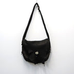 Early Morning | DEERSKIN LARGE MESSENGER BAG #BLACK [EM0924403]