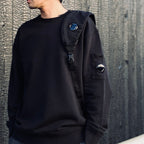 NYLON B CROSSBODY BACKPACK #BLACK 999 [RCCMAC735A]