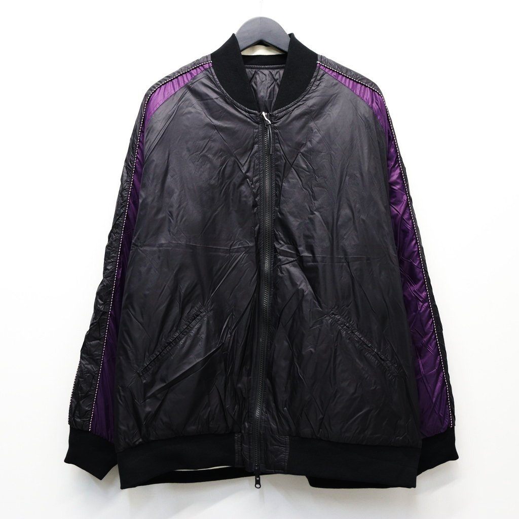 REVERSIBLE 「SKAJAN」 DOWN JACKET #BK×OFF / BK×D.PURPLE [TAION-JK04JS-N1]