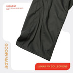 Lunar 26 - Utility Ruched Work Pants #Iron [GOOPI-26SS-FEB-01]