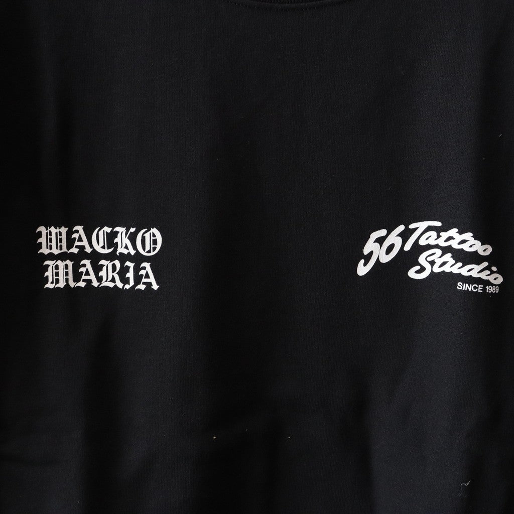 56 TATTOO STUDIO | CREW NECK SWEAT SHIRT #BLACK [56TS-WM-SS02]