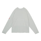 HALF PANEL RIB CREW NECK #KHAKI [CES28CS06]