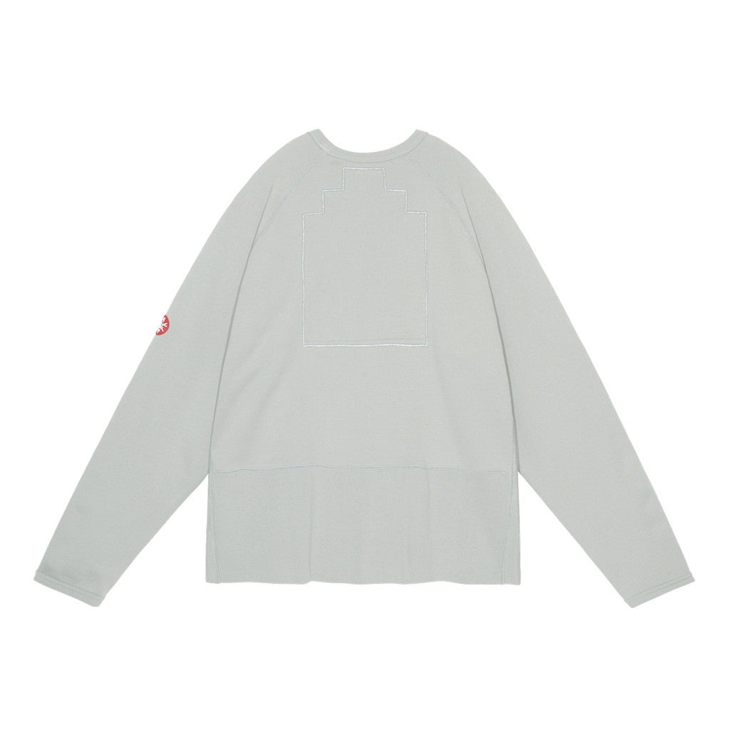 HALF PANEL RIB CREW NECK #KHAKI [CES28CS06]