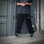 SWITCHING NYLON TRACK PANTS #BLACK [CCC-243P001]