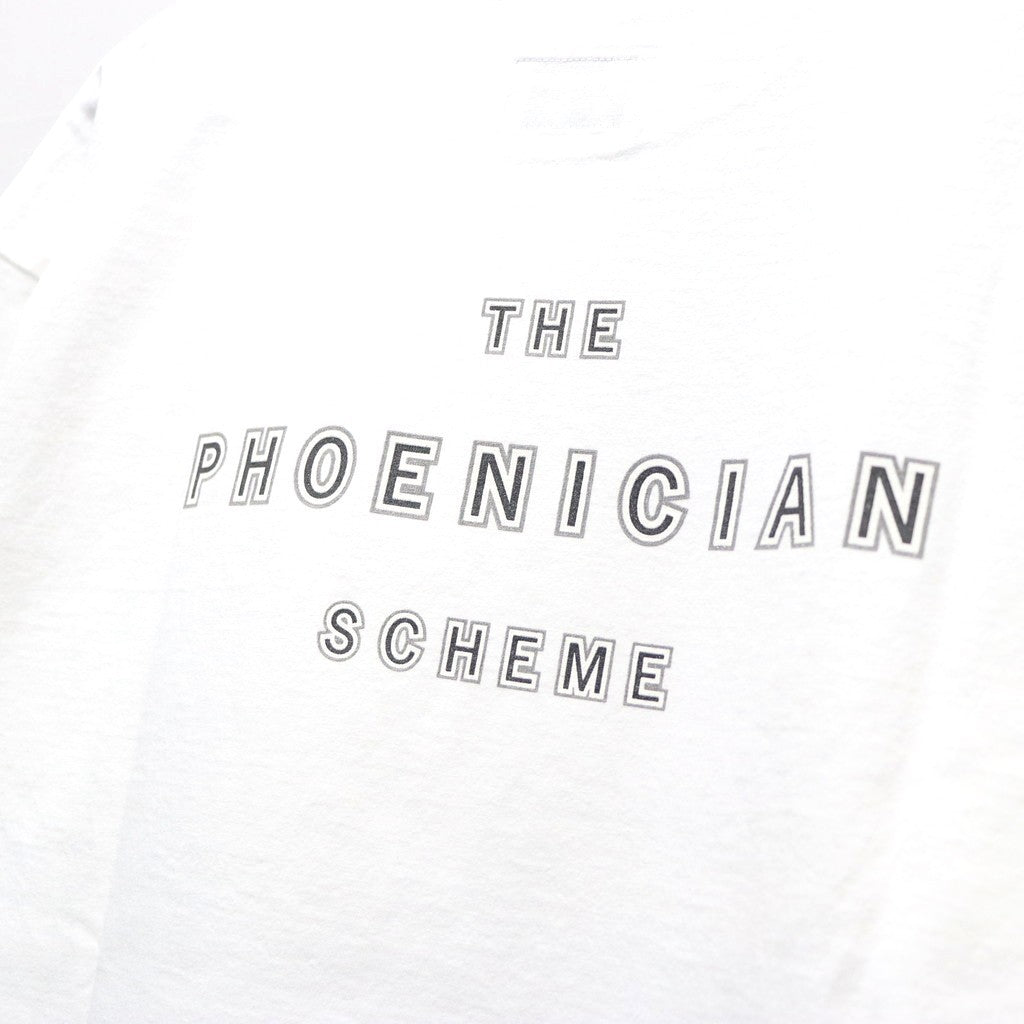 THE PHOENICIAN SCHEME | WASHED HEAVY WEIGHT CREW NECK T-SHIRT ( TYPE-2 ) #WHITE [TPS-WM-WT02]