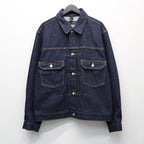 TRUCKER JACKET #INDIGO [26SS-WMO-BL07]
