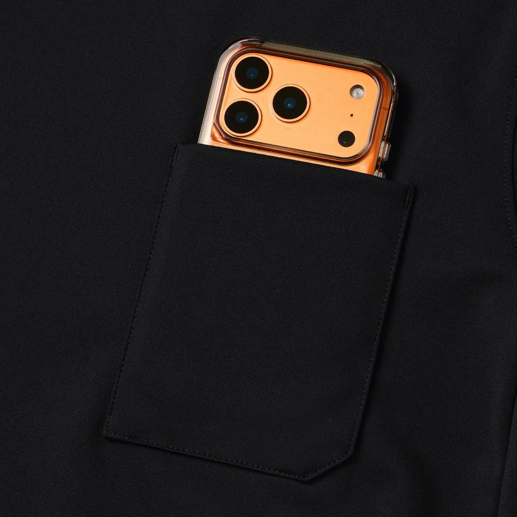 SND1 - Basic Pocket Tee (Ver. Sharp) #Black [GOOPI-26SS-APR-01]