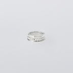 三重尖刺戒指 #銀色 [XOR096]