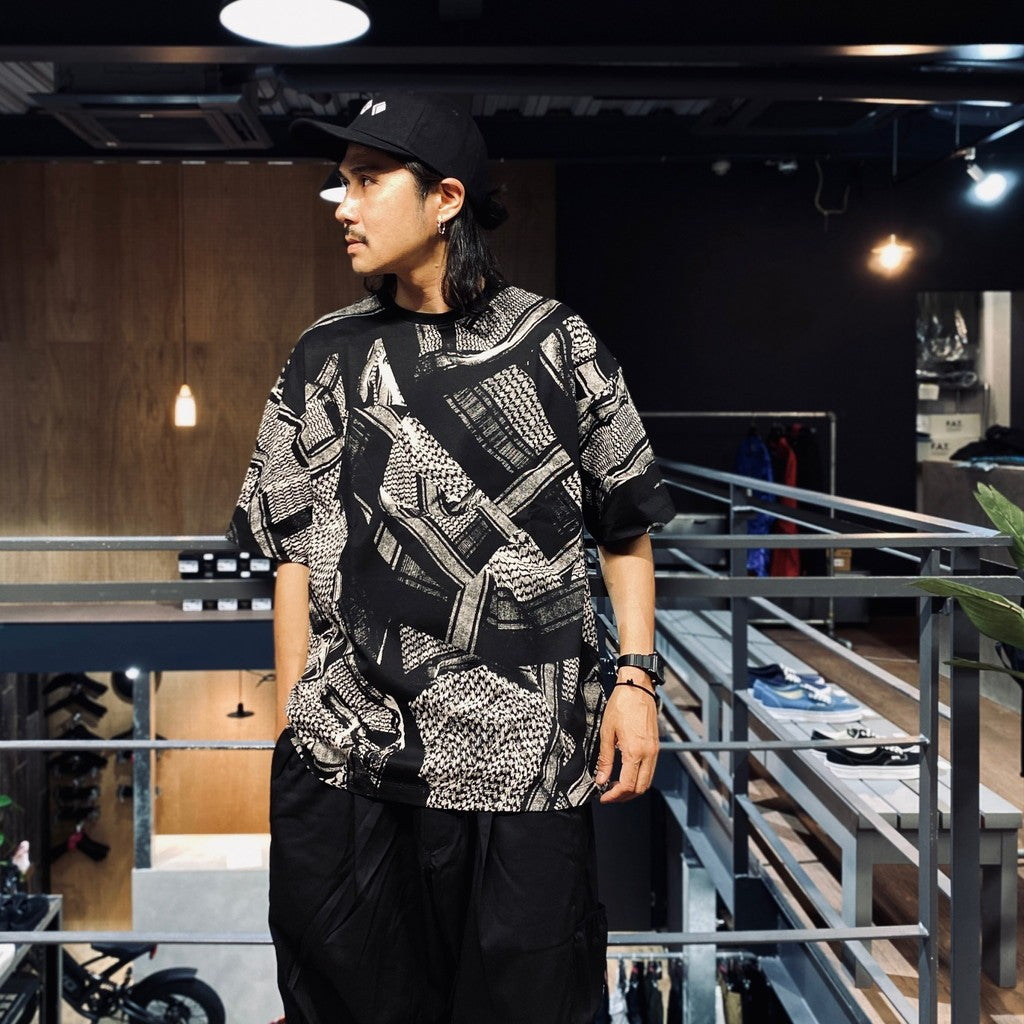 SHEMAGH T-SHIRT #Black [SU24-T05]