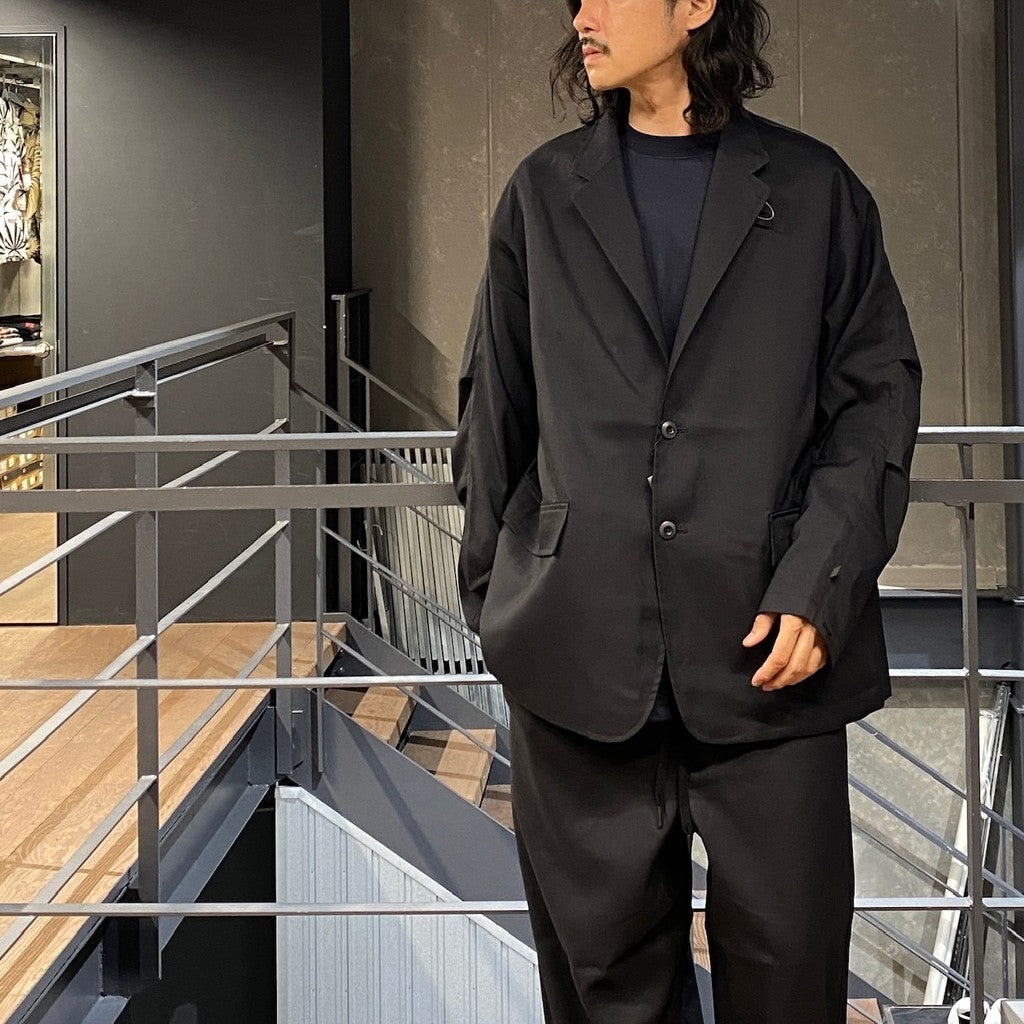 TECH EASY TROUSERS POLISAGE #BLACK [BP-35024W]