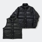 TECH 2WAY SYNTHETIC SKIN DOWN JACKET #BLACK [BW-41025W]