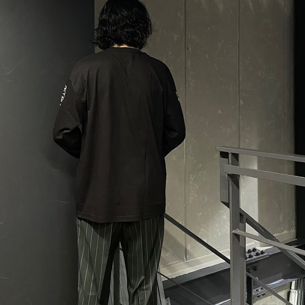 56 TATTOO STUDIO | CREW NECK LONG SLEEVE T-SHIRT #BLACK [56TS-WM-LT02]