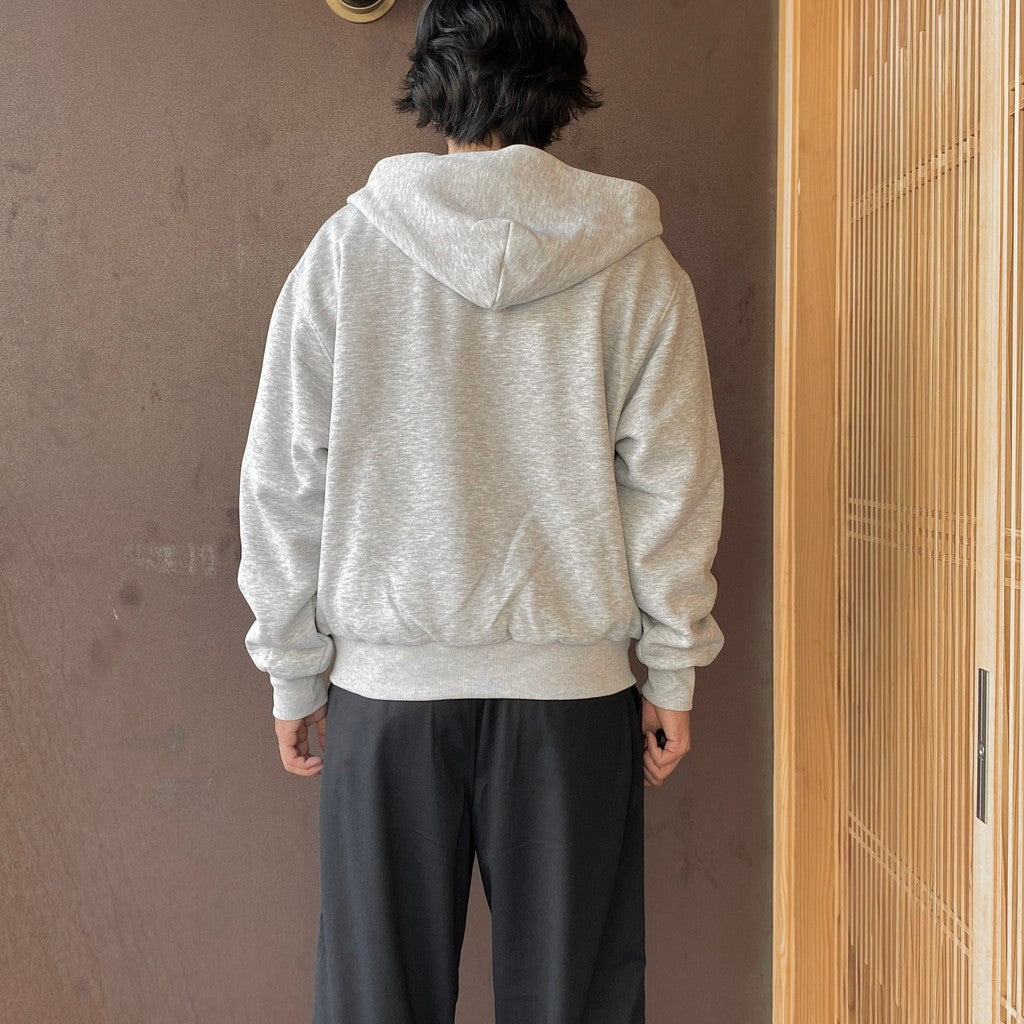 TECH SWEAT DOUBLE FACE PARKA #HEATHER GRAY [BE-54026W]
