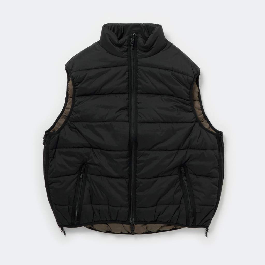 TECH REVERSIBLE CLIMBERS PUFF VEST #BLACK×BRKH [BW-23025W]
