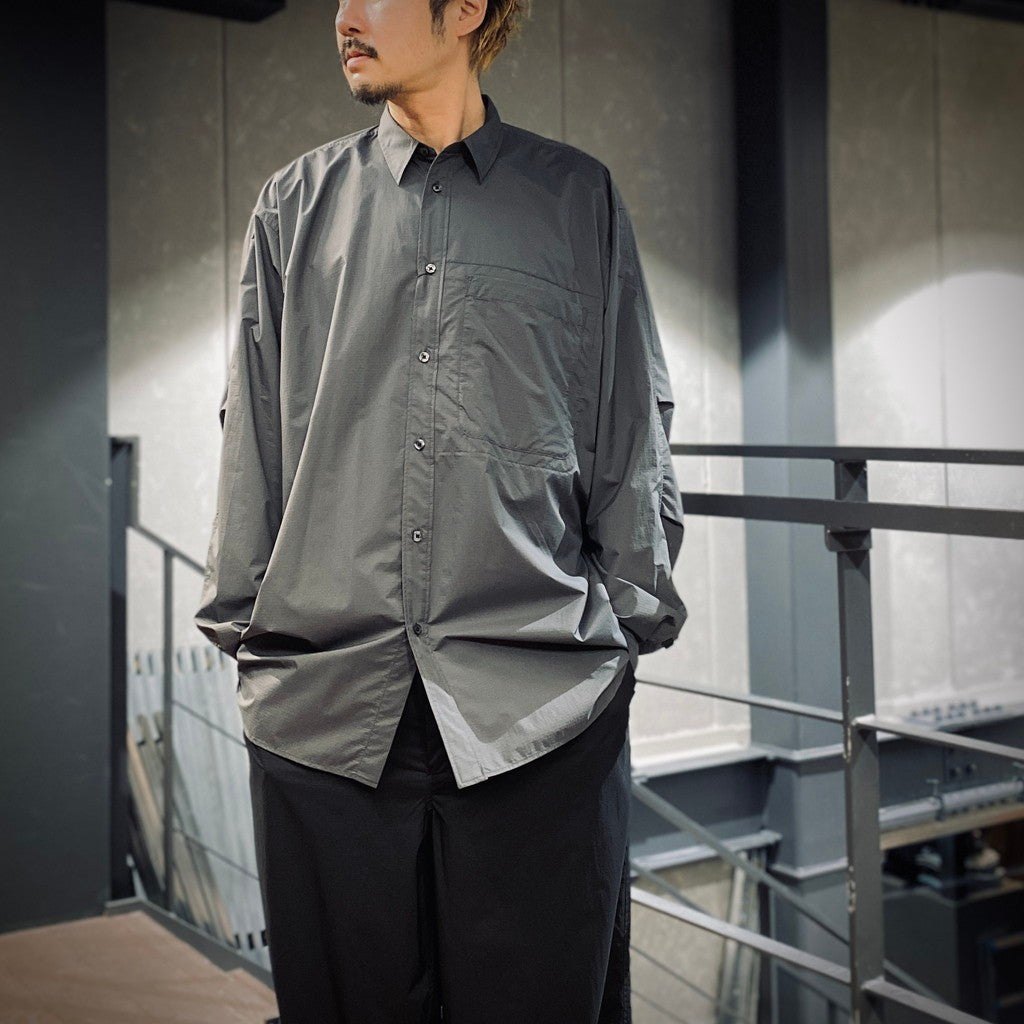 TECH TRAVEL SHIRT #CHARCOAL [BE-64025]_DAIWA PIER39 | ダイワピア39