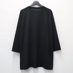 CHIDRY 3/4 SLEEVE T-SHIRT #Black [SU26-T01]