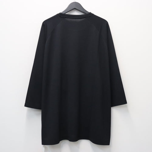 CHIDRY 3/4 SLEEVE T-SHIRT #Black [SU26-T01]