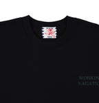 徽章長袖 T 卹 #黑色 [SC2410-LT01]