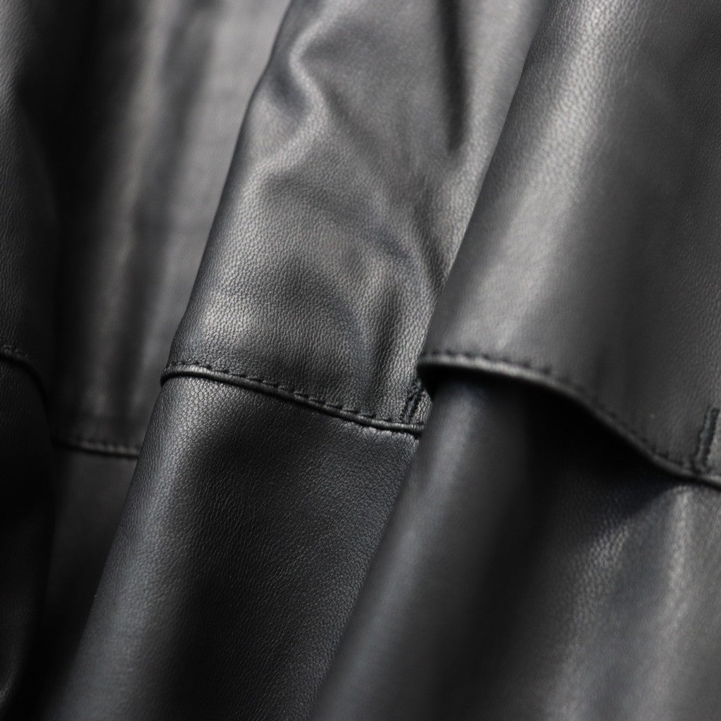 TECH SYNTHETIC SKIN WINDBREAKER JACKET #BLACK [BJ-40025W]