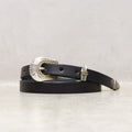 MOON SHINE LEATHER | Del Rio Buckle Belt #BLACK [MSL-BELT-001]