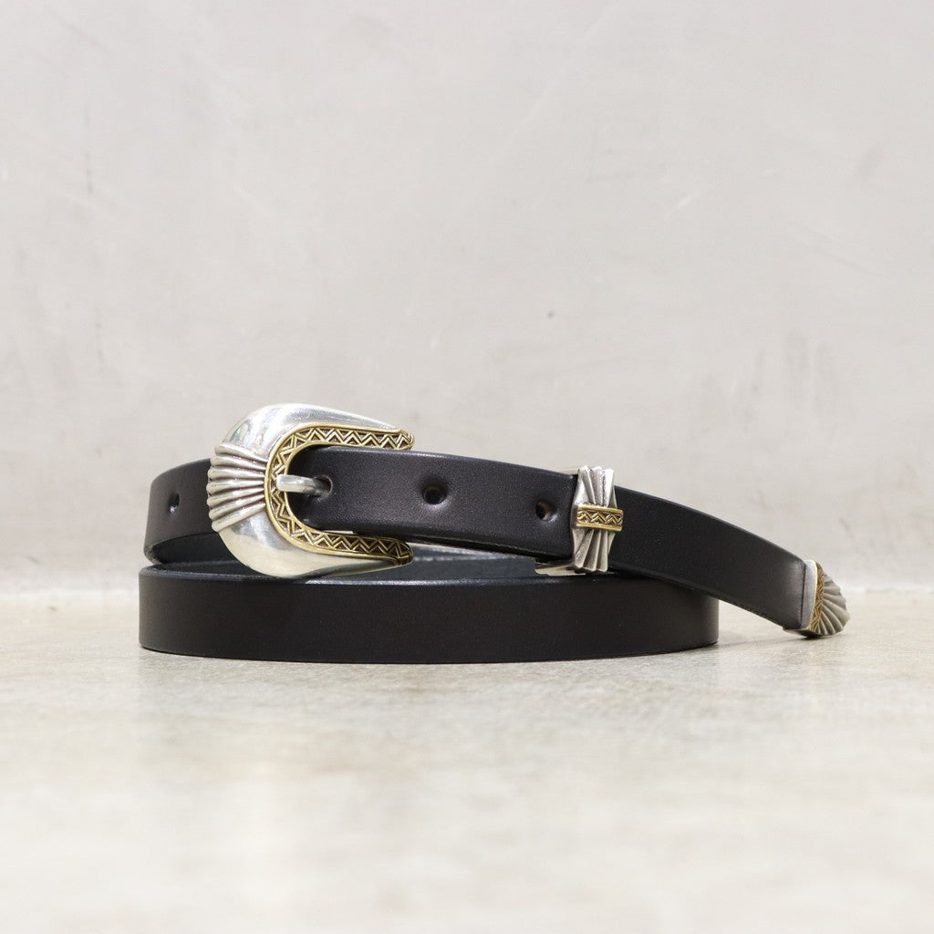 MOON SHINE LEATHER | Del Rio Buckle Belt #BLACK [MSL-BELT-001]