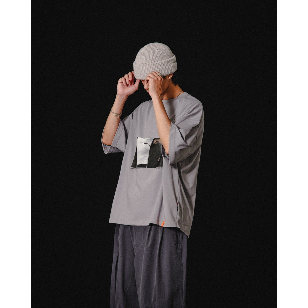 TBPR | “GMT-01T”超寬標誌 T 卹 #GRAY [GOOPI-23AW-DEC-TBPR-01]