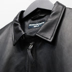 LEATHER SWING TOP #BLACK LEATHER [sn25f001]
