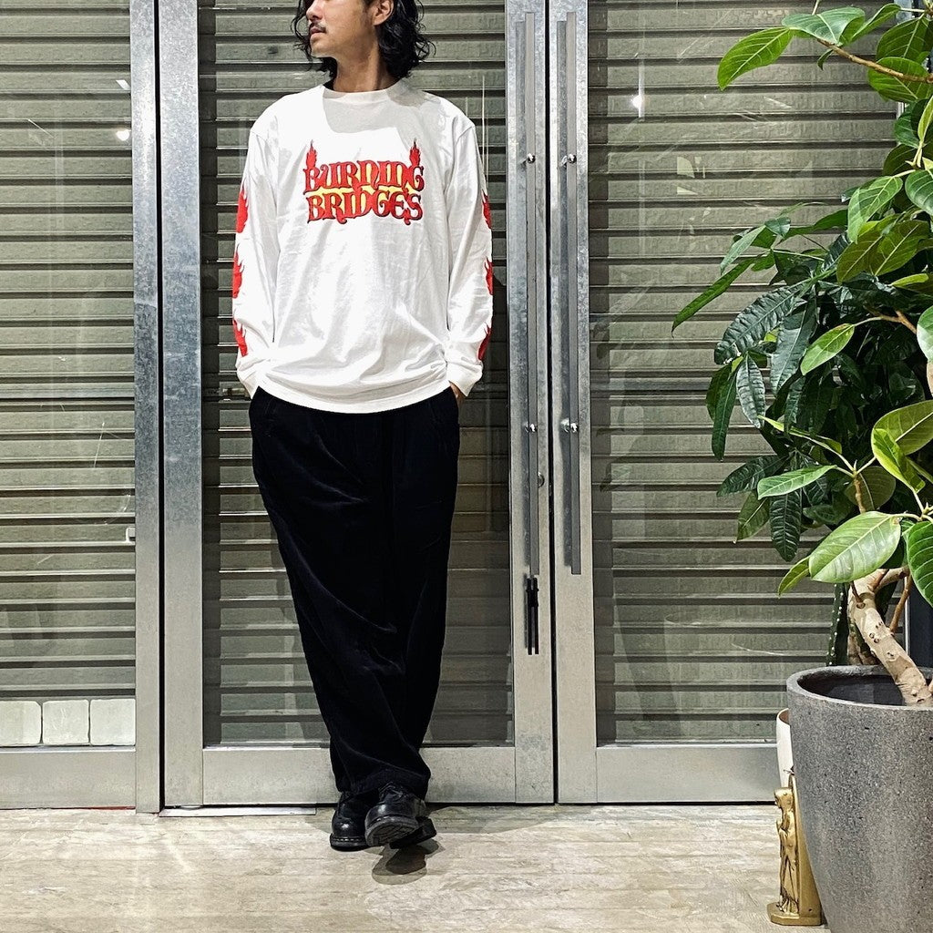 你好，紐曼長袖T卹 #白色 [SC2420-LT01]